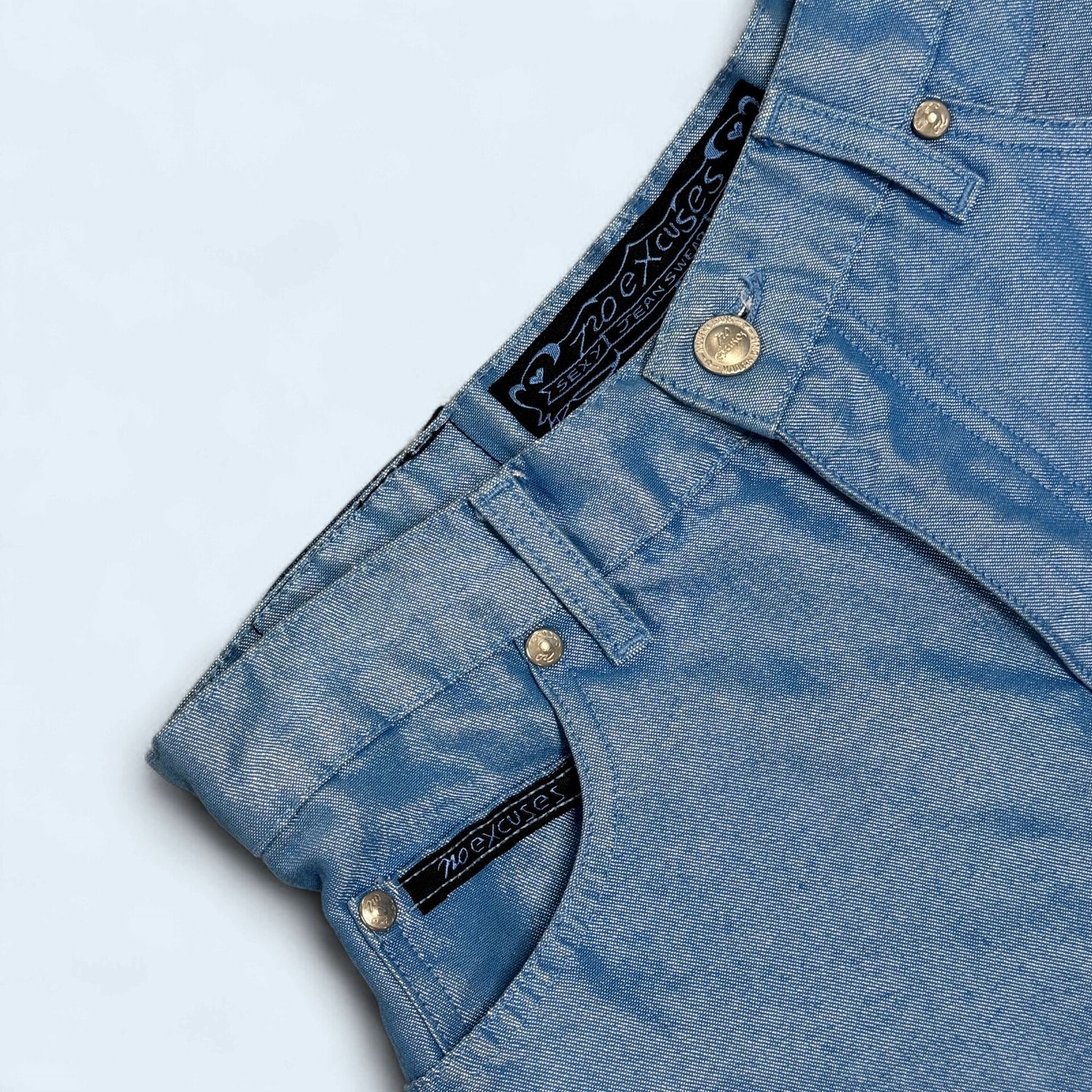 90s electric blue hot shorts