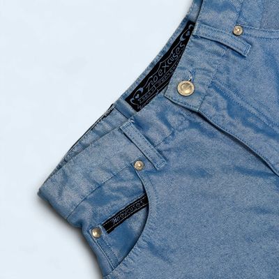 90s electric blue hot shorts