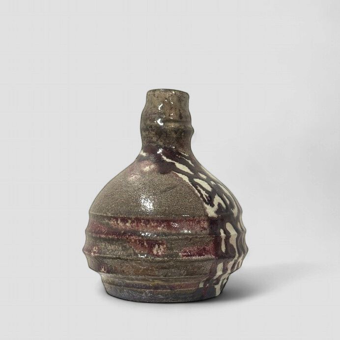 Soldner Red Raku Vase