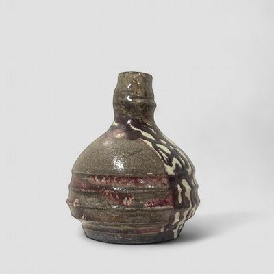 Soldner Red Raku Vase