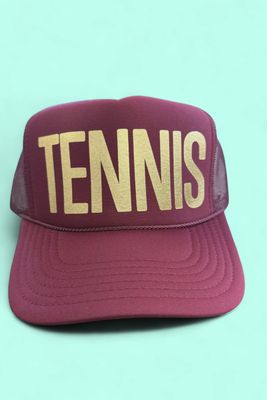 Gold Tennis Hat