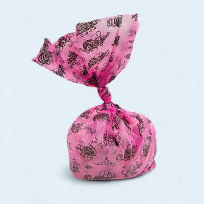 pink poop bags
