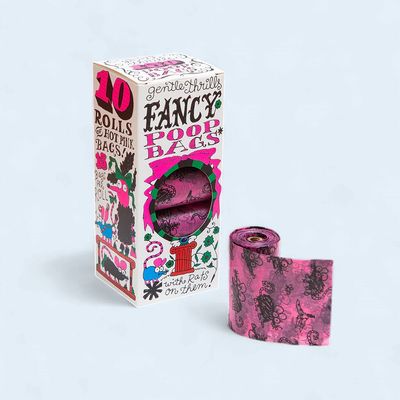 pink poop bags
