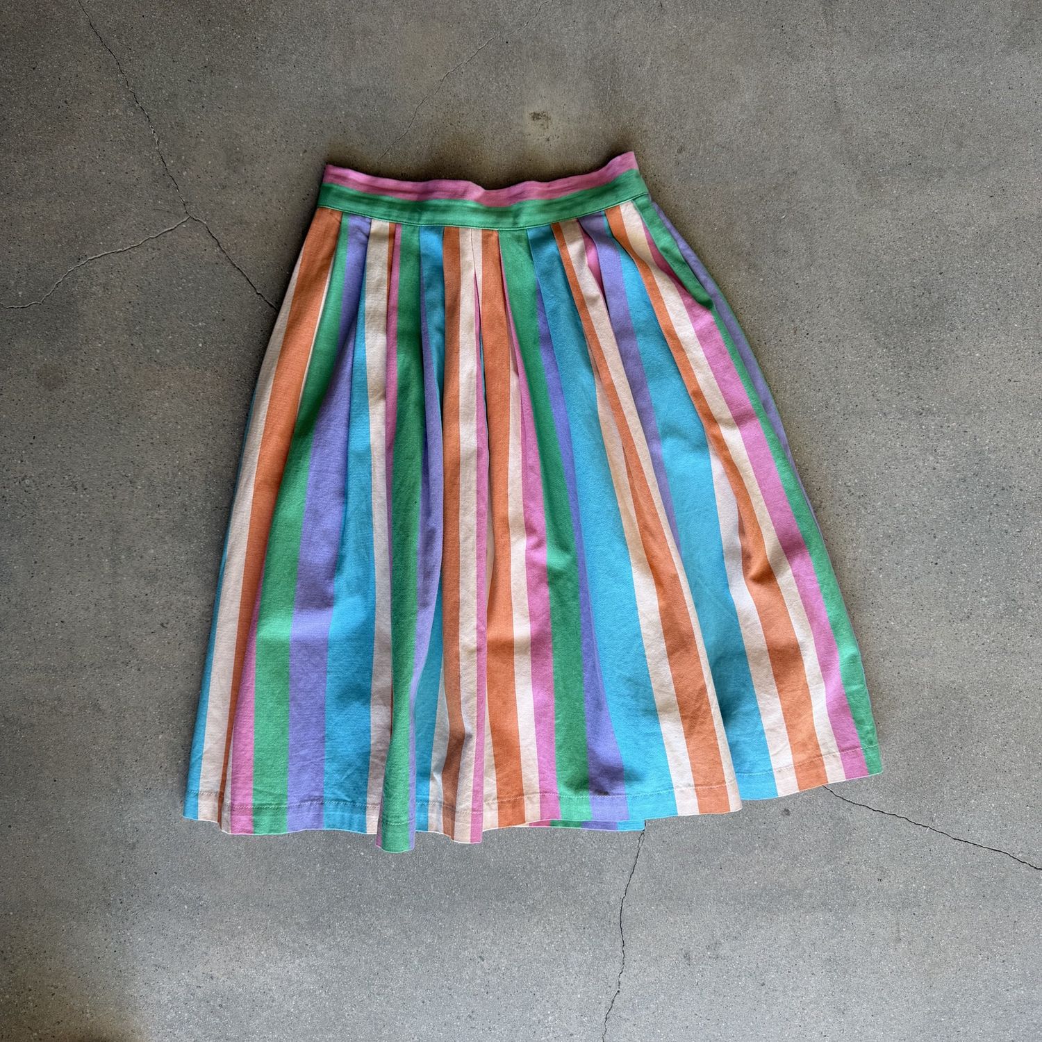 Rainbow vintage skirt