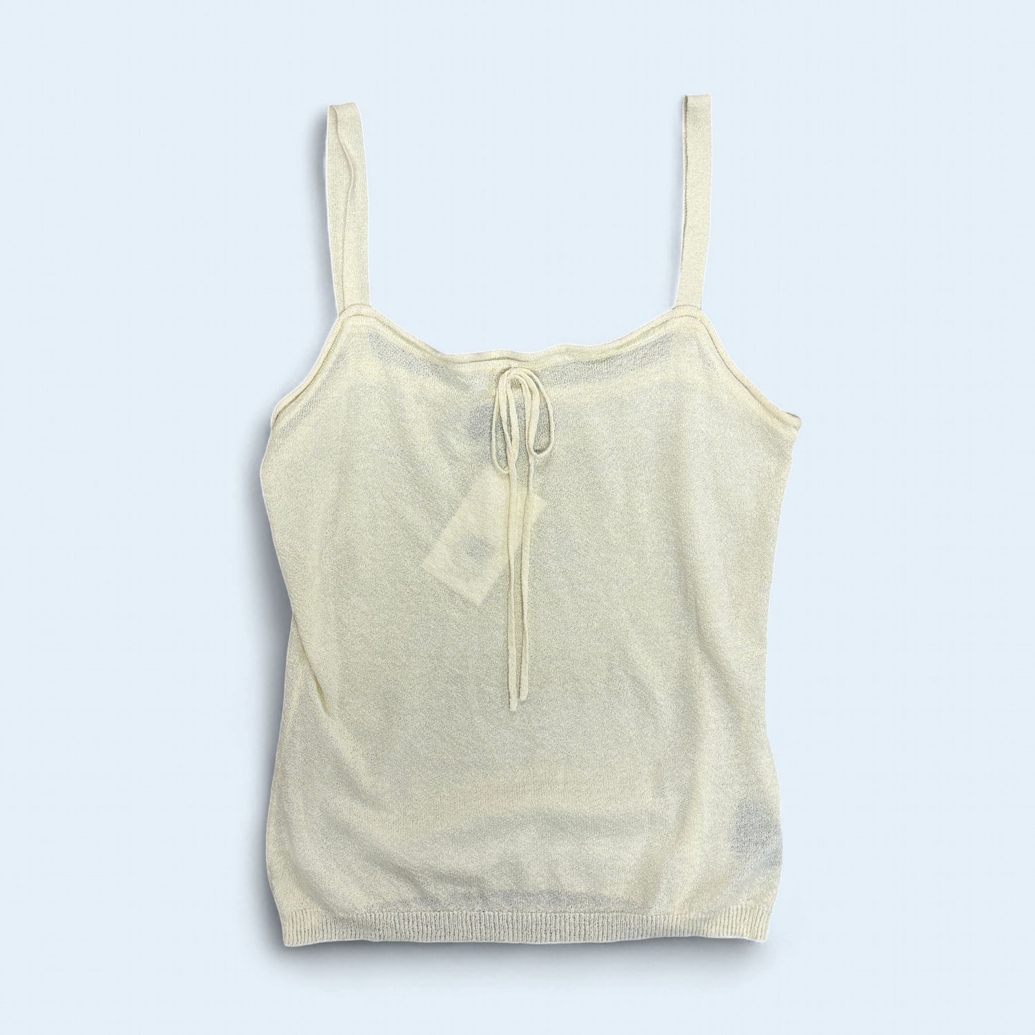 vtg cream carole little tank