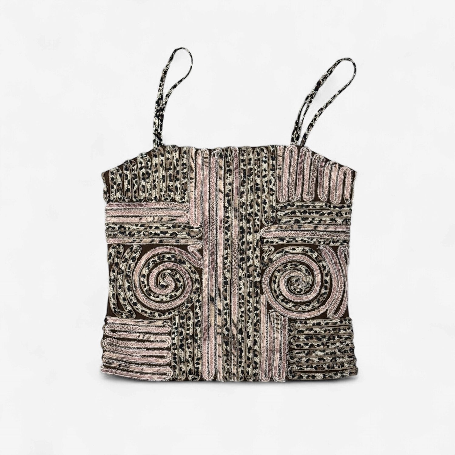 190 Alexandra Rosati - Cheetah Swirl Top