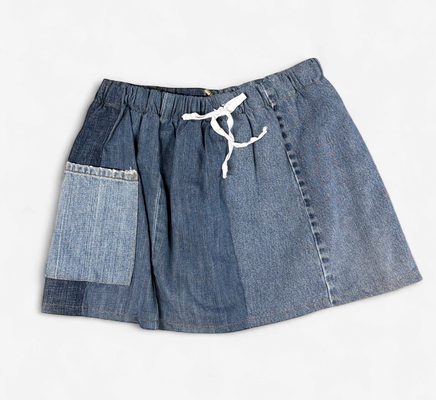 Recrafted Denim Skirt