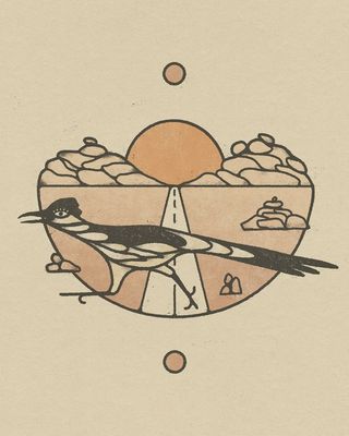 Roadrunner Art Print