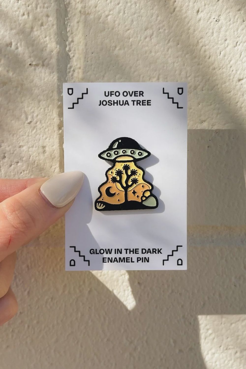 UFO Over Joshua Tree Pin