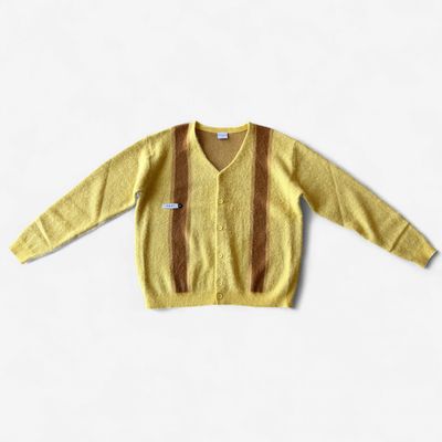 Mohair Cardigan - Yellow