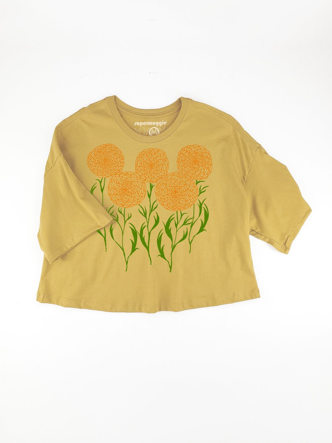 Marigolds Clover Crop Tee