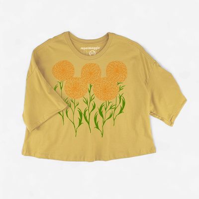 Marigolds Clover Crop Tee