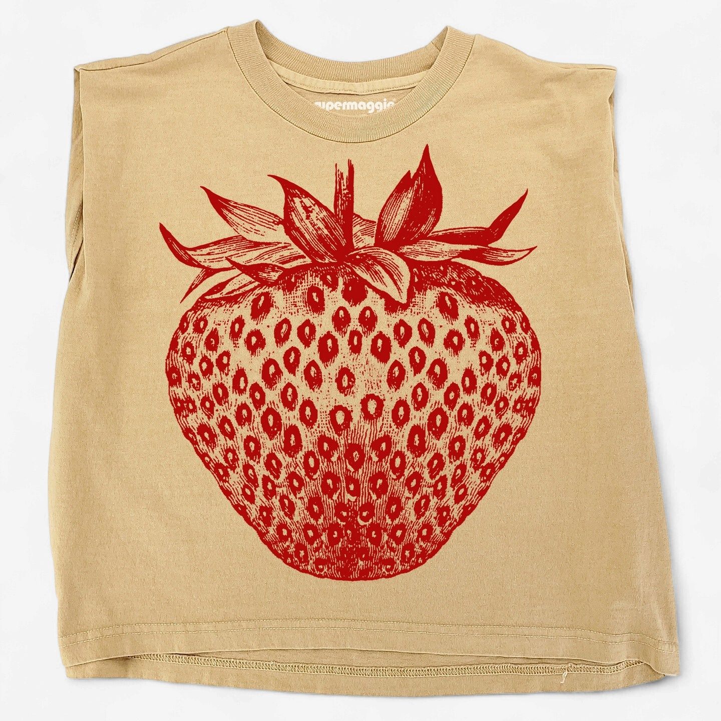 Strawberry Maisie Heavyweight Muscle Tee