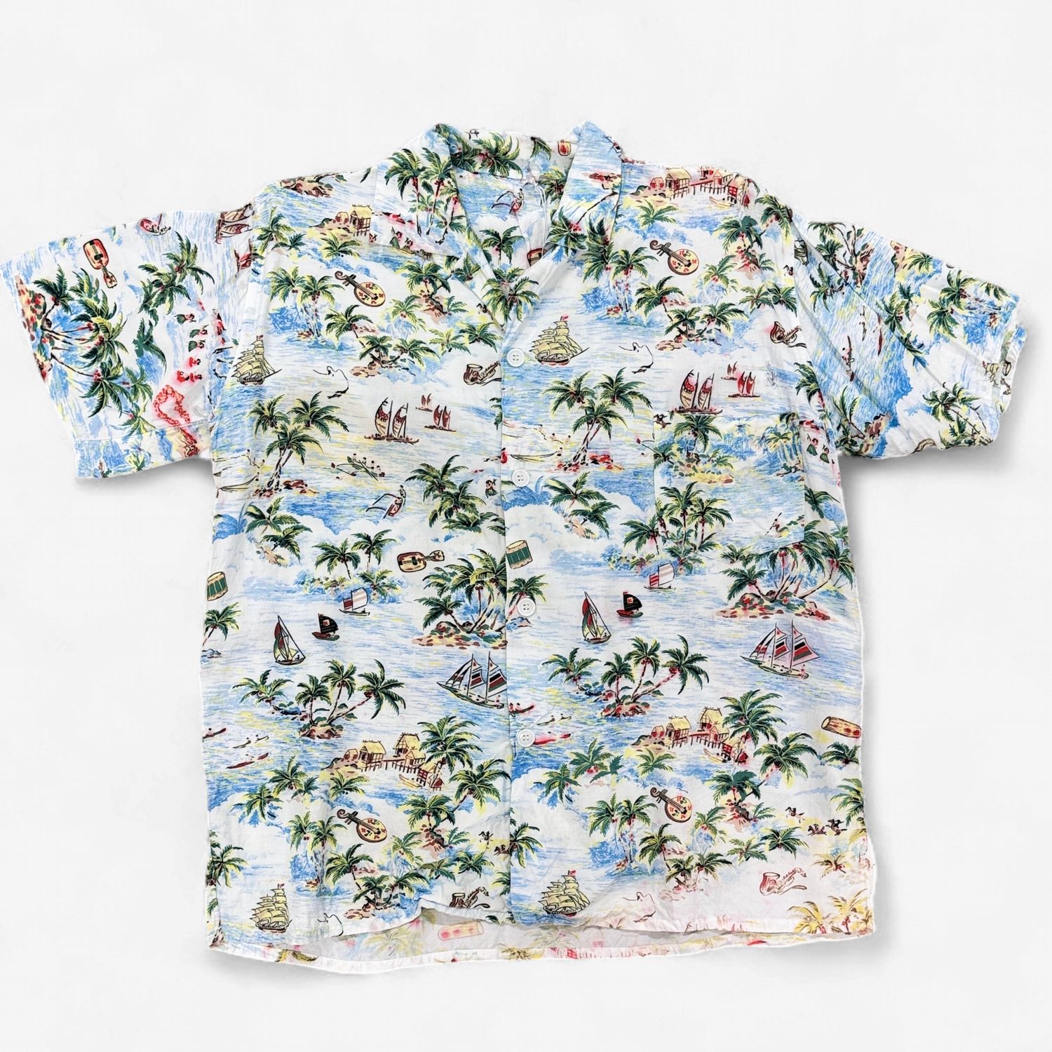 1950s Hawaiian Distressed
