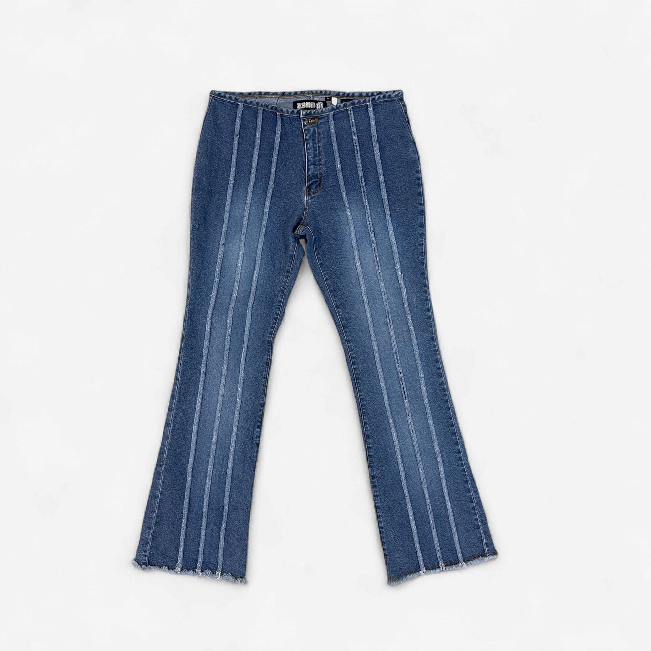 68 Zana-di Denim Shredded Lines Jeans