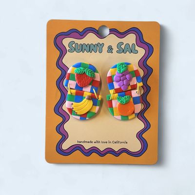 Quad Fruit Earrings