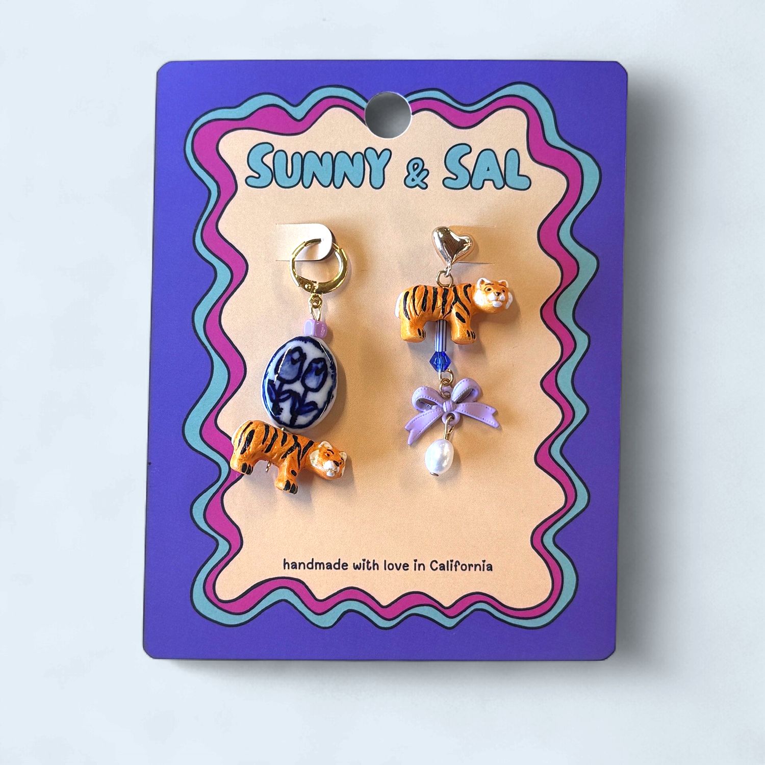 Tiger Earrings