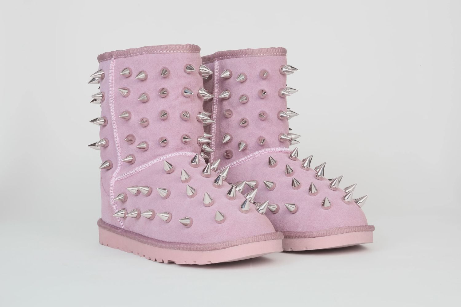 prngrphy Studded Suede Boot XL (brand new, retails 190)