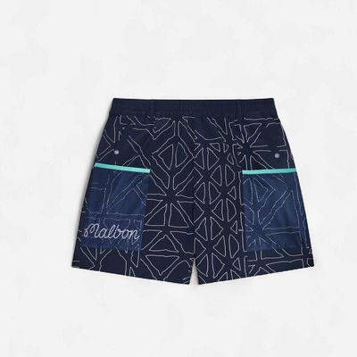 Malbon Mesh Basket Short Midnight
