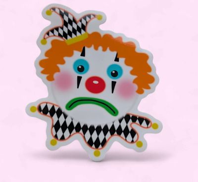 Harlequin Clown Sticker