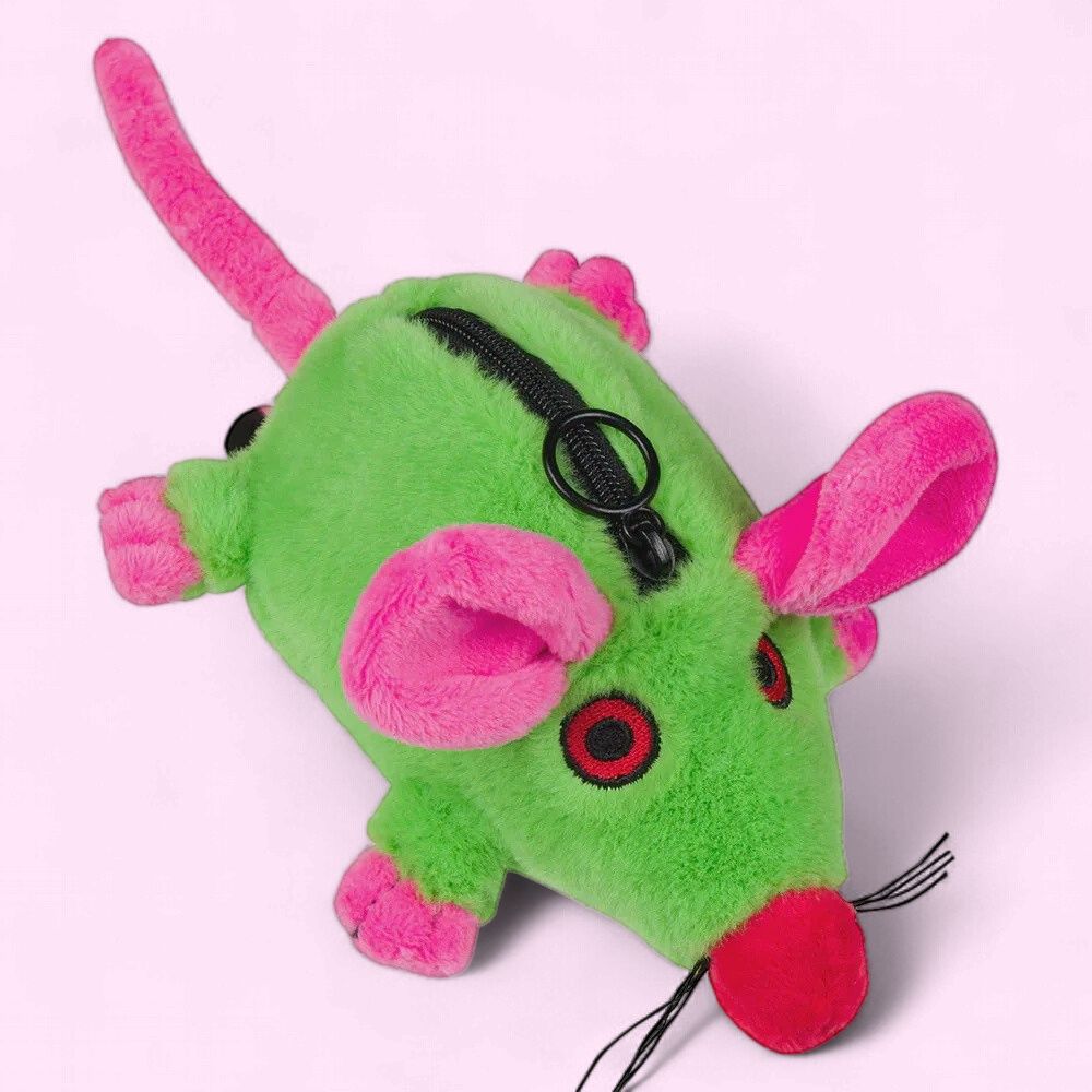 rat plush keychain