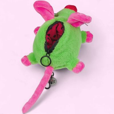 rat plush keychain