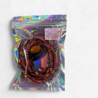Colorful Cord Wrap Belt