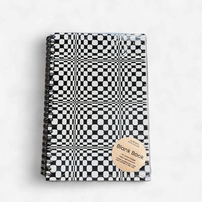 Spiral Op Art Blank Book