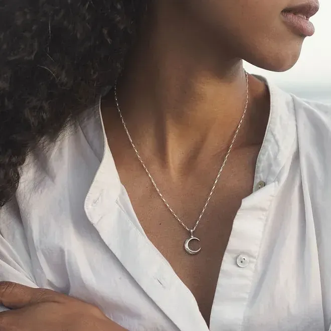 MOON PHASES NECKLACE / FULL MOON
