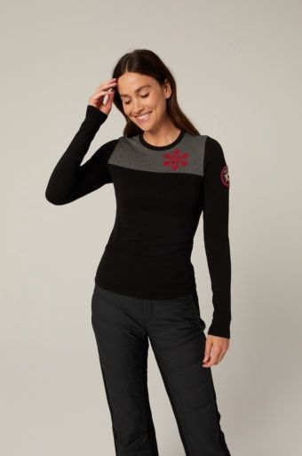 Lyanna Crew Shirt, Colour: Black, Season: FALL 2024, Size: L