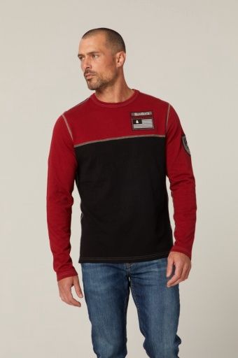 USA Ski 1962 M Crew Shirt, Colour: Brick Red, Season: FALL 2024, Size: L