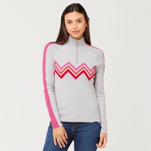 Dryas Zip Neck Silver, Colour: 045, Season: Fall 24, Size: S