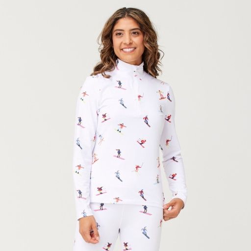 Multi Skiers White Top, Colour: 986, Season: Fall 24, Size: XS