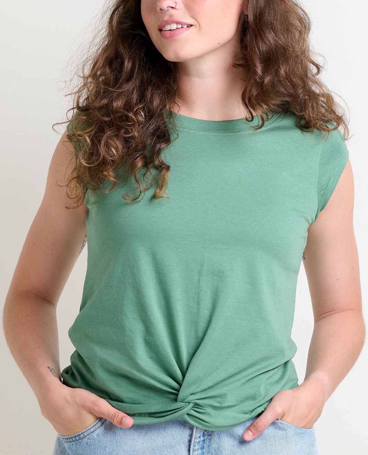 T1002006 Anza SS Shirt, Colour: 346 Ivy, Size: XS