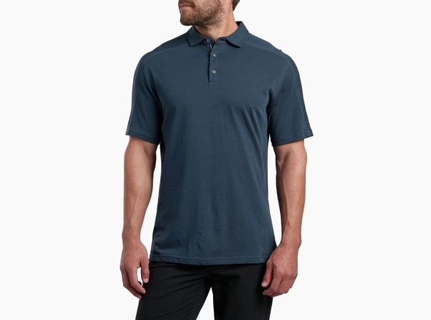 7488 M&#39;s Brazen KUHLDRY Polo, Colour: PB-Pirate Blue, Size: M