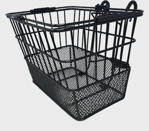 394990 Bikase  Wire Basket, Colour: Black