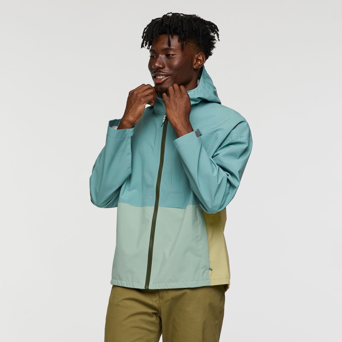M&#39;s Cielo Rain Jacket, Colour: Bluegrass And Silver Leaf, Size: M