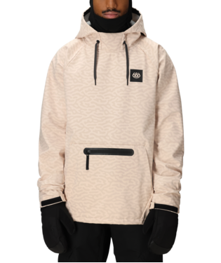 M4WNCS119 Men&#39;s Hyperchromic Pullover Hoody, Colour: Smokey Pink Haze, Size: M