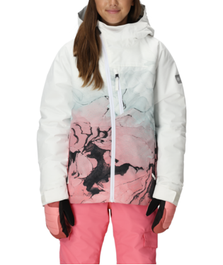 M2W702 Girls Hydra Insulated Jacket, Colour: Geranium Pink Cloudbreak, Size: S