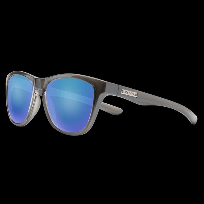 Topsail, Colour: Crystal Silver Black Paint, Lens: Polarized Blue Mirror