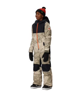 M5WN610 Boys Shazam Insulated One Piece Suit, Colour: Limestone Hemisphere ClrBlk, Size: M