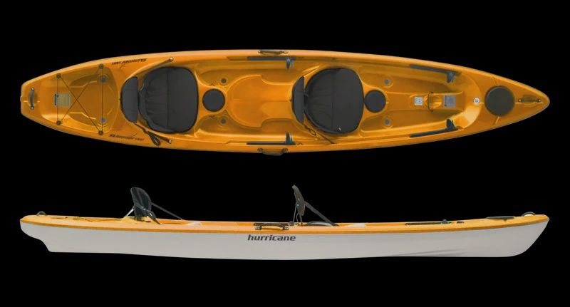 Skimmer 140T Tandem, Colour: Mango, Size: 14&#39;
