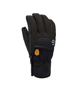 4G2216 M&#39;s STOMP SHORT GLOVE, Colour: BLACK, Size: Small