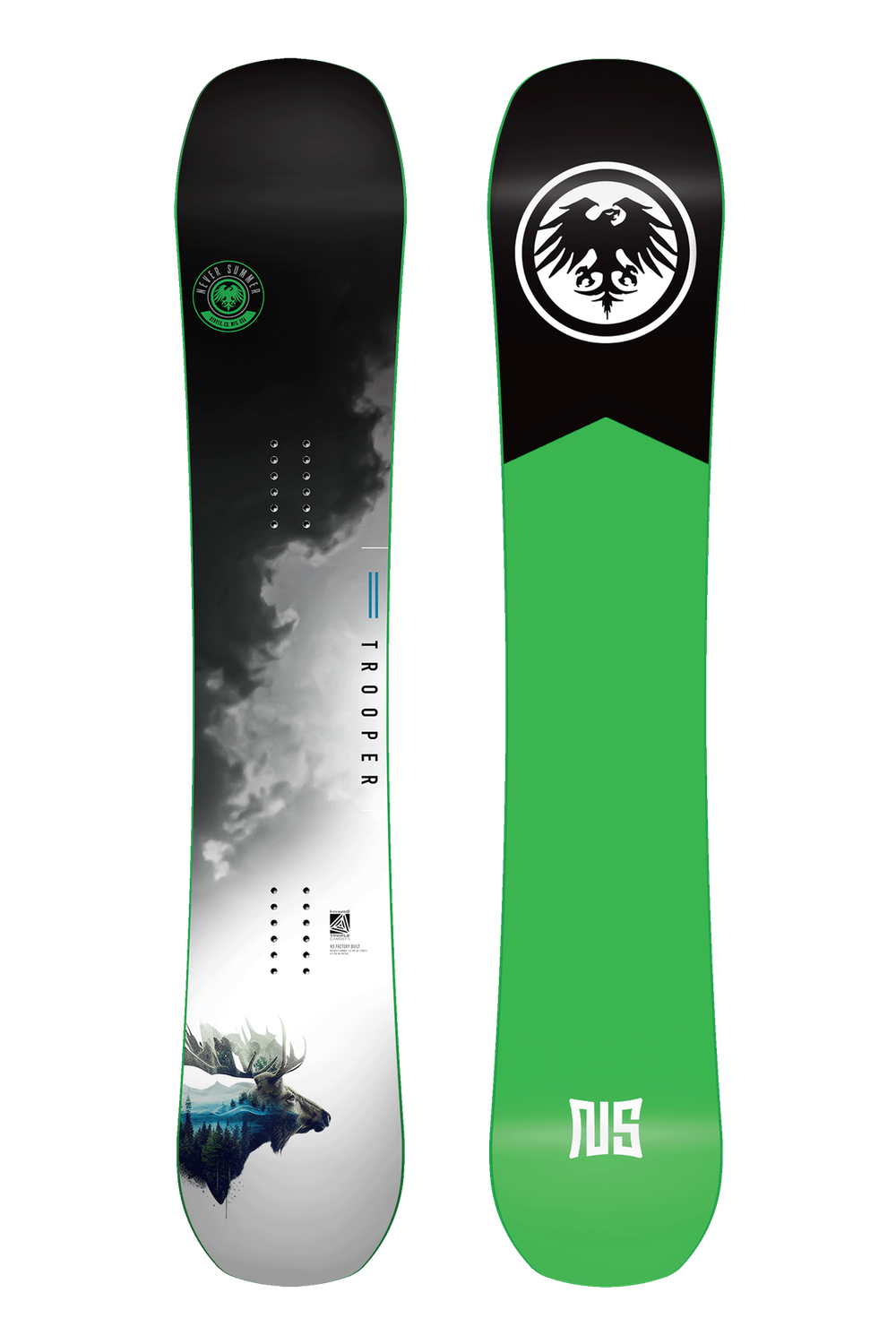Trooper Hybrid, Colour: Green/Moose, Size: 154, year: 2026