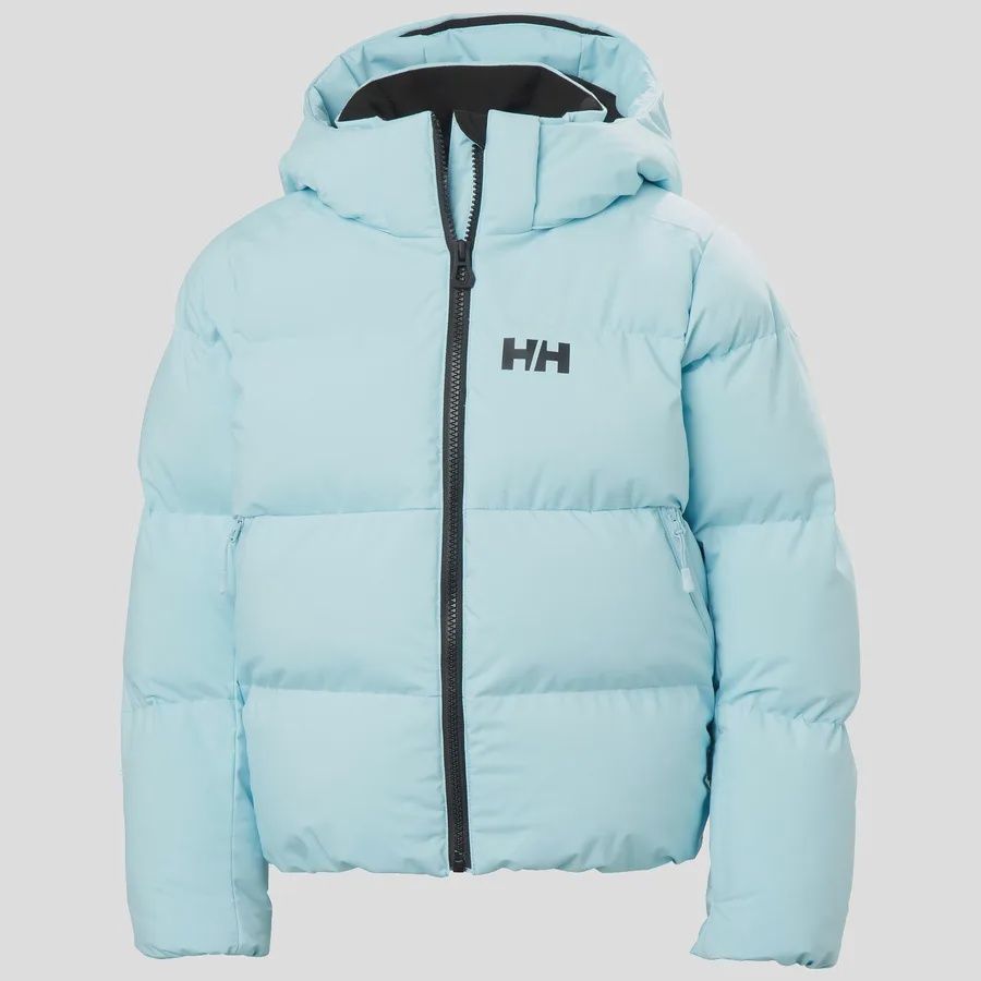 41816 Jr. Girl Nora Puffy Jacket, Colour: 607 Light Cyan, Size: 10