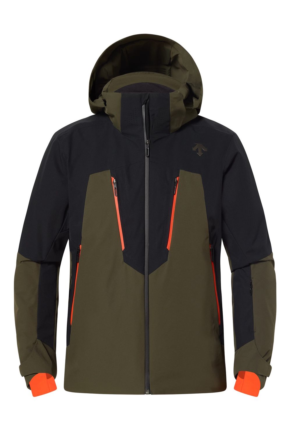 DW5FJK16MU - Angular Line Jacket, Colour: BKGR Black-Sturdy Green, Size: M