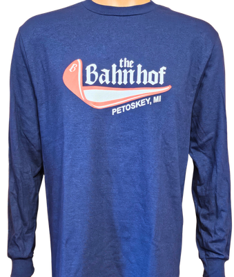 &quot;The Bahnhof&quot; Ski Logo Long Sleeve T-Shirt