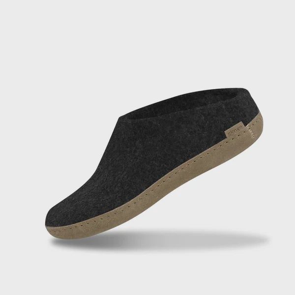 The Slip On - Leather Sole, Colour: 02 Charcoal, Size: 37