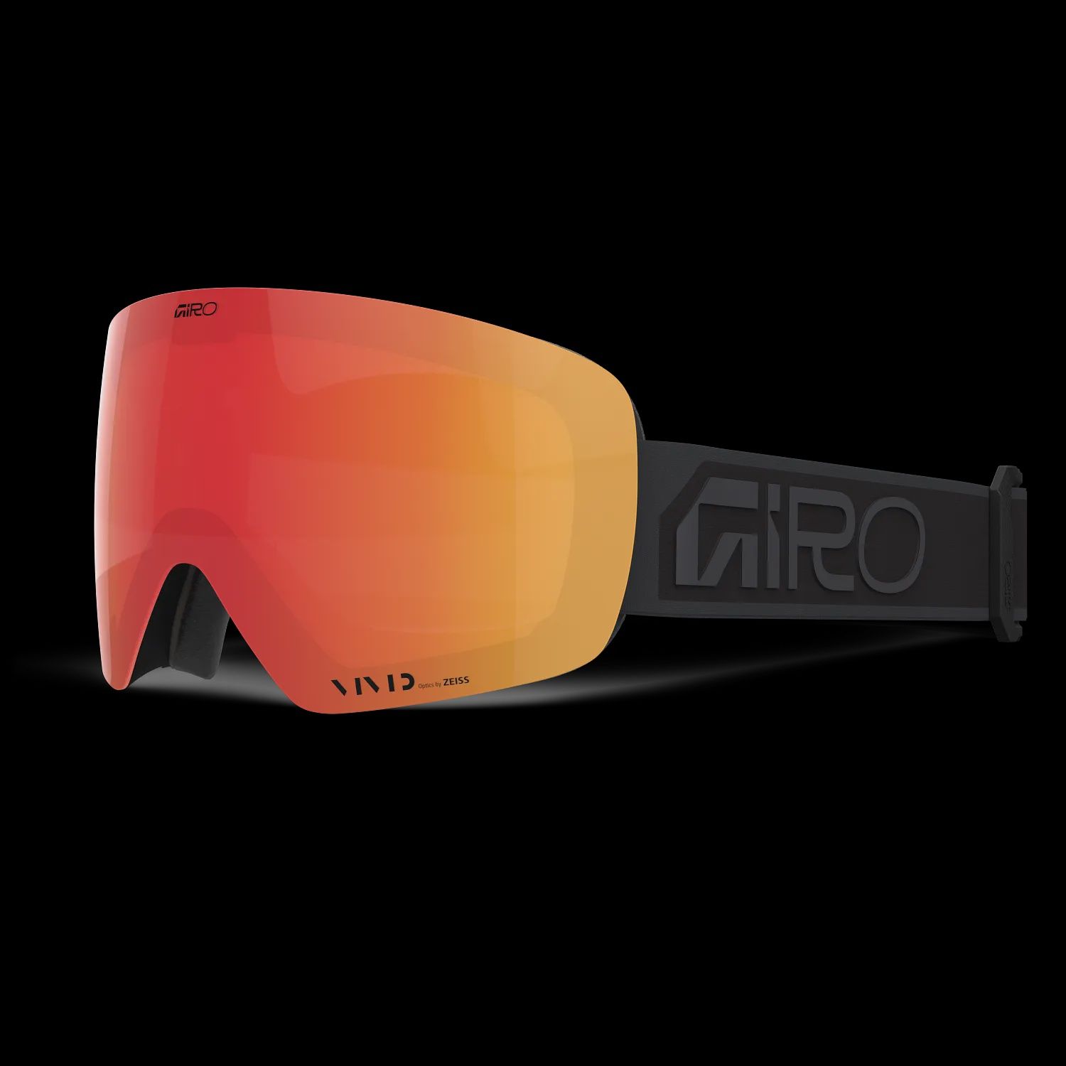 Contour, Colour: Black Wordmark, Lens: Vivid Ember/Vivid Infrared