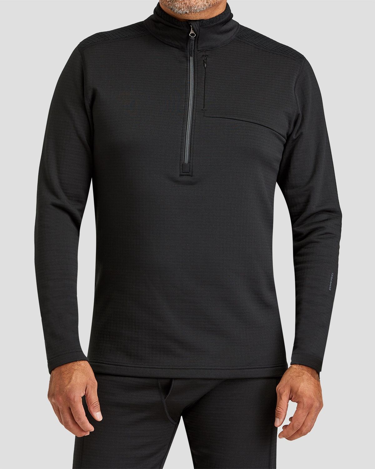 Men's Ecolator Half Zip 3.0, Colour: 00111 Jet Black, Size: S